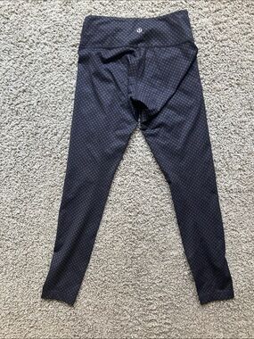lululemon athletica black polka Dot Leggings